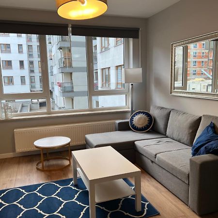 Ferienwohnung Krakowska Blue Studio Free Parking 2 Warschau Exterior foto