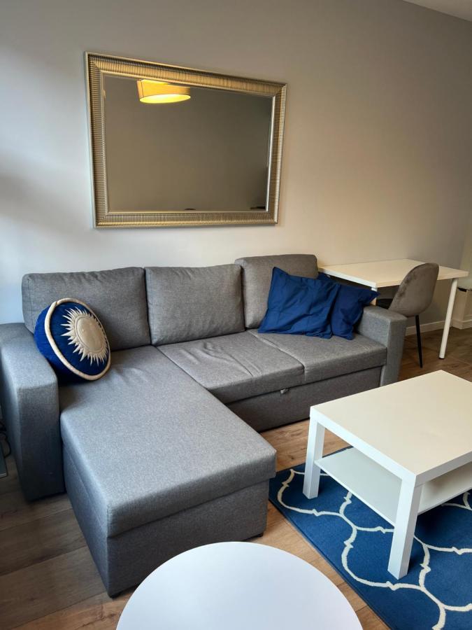 Ferienwohnung Krakowska Blue Studio Free Parking 2 Warschau Exterior foto